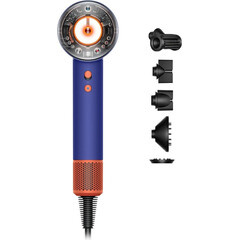 Фен Dyson Supersonic Nural HD16 Straight+Wavy (Vinca Blue/Topaz), Комплектация: Без кейса, Диффузор: Есть , Вариант комплекта: Straight+Wavy, Цвет: Vinca Blue/Topaz, Тип вилки: AU