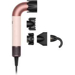 Фен Dyson Supersonic R HD18 Professional, Straight+Wavy (Ceramic Pink/Rose Gold), Комплектация: Без кейса, Тип волос: Для прямых и волнистых волос (Straight+Wavy), Цвет: Ceramic Pink/Rose Gold