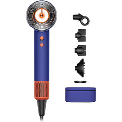 Фен Dyson Supersonic Nural HD16 Straight+Wavy (Vinca blue/Topaz), Комплектация: С кейсом, Диффузор: Есть , Вариант комплекта: Straight+Wavy, Цвет: Vinca Blue/Topaz, Тип вилки: AU