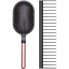 Набор расчесок Dyson (Black/Rosé), Цвет: Black/Rosé