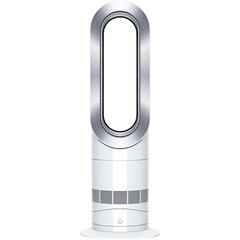 Тепловентилятор Dyson Hot+Cool Jet Focus AM09 (White/Nickel), Цвет: White/Nickel