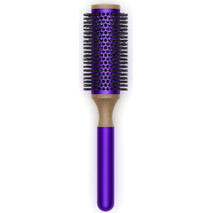 Цилиндрическая расческа-брашинг Dyson, диаметром 35 мм (Purple/Black), Цвет: Purple/Black