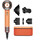 Фен Dyson Supersonic Nural HD16 Straight+Wavy (Ceramic apricot/Topaz), Комплектация: С кейсом, Диффузор: Есть , Вариант комплекта: Straight+Wavy, Цвет: Ceramic apricot/Topaz, Тип вилки: EU