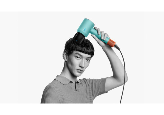 Фен Dyson Supersonic Nural HD16 Straight+Wavy (Ceramic patina/Topaz), Комплектация: Без кейса, Диффузор: Есть , Вариант комплекта: Straight+Wavy, Цвет: Ceramic Patina/Topaz, Тип вилки: AU, изображение 6