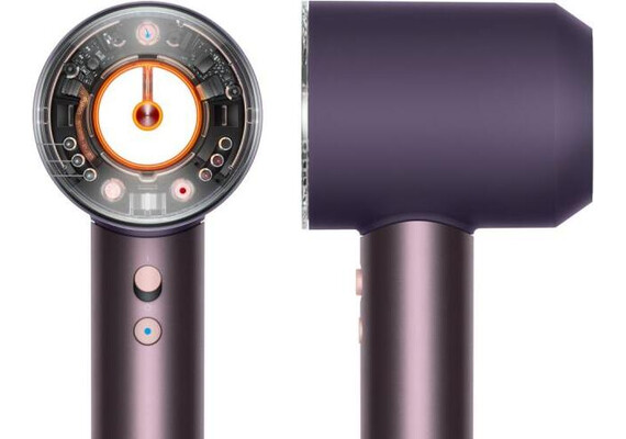Фен Dyson Supersonic Nural HD16 Straight+Wavy (Jasper plum), Комплектация: С кейсом, Диффузор: Есть , Вариант комплекта: Straight+Wavy, Цвет: Jasper plum, Тип вилки: AU, изображение 2