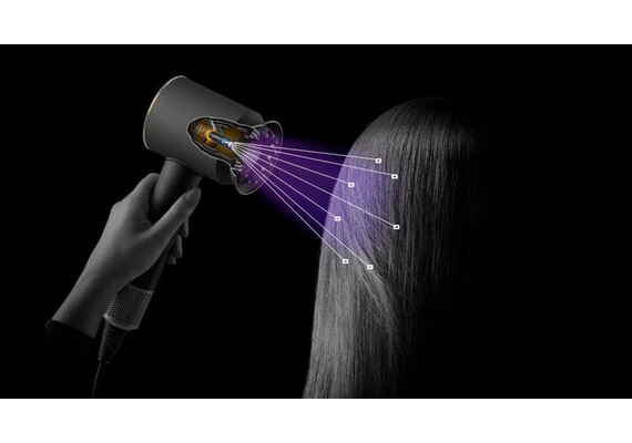 Фен Dyson Supersonic Nural HD16 Straight+Wavy (Jasper plum), Комплектация: С кейсом, Диффузор: Есть , Вариант комплекта: Straight+Wavy, Цвет: Jasper plum, Тип вилки: AU, изображение 4