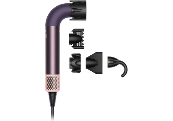 Фен Dyson Supersonic R HD18 Professional, Straight+Wavy (Jasper Plum), Комплектация: Без кейса, Тип волос: Для прямых и волнистых волос (Straight+Wavy), Цвет: Jasper plum