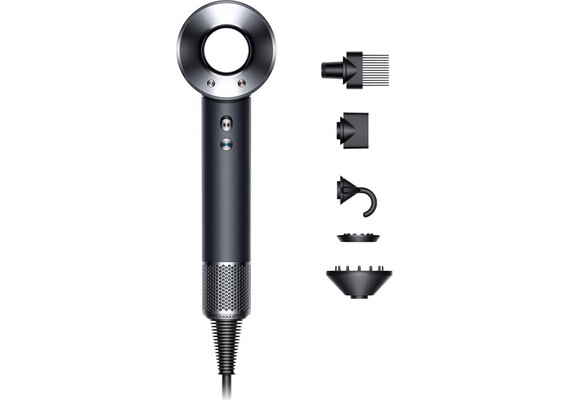 Фен Dyson Supersonic HD07 (Black/Nickel), Комплектация: Без кейса, Цвет: Black/Nickel