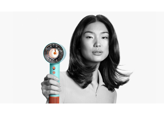 Фен Dyson Supersonic Nural HD16 Straight+Wavy (Ceramic patina/Topaz), Комплектация: Без кейса, Диффузор: Есть , Вариант комплекта: Straight+Wavy, Цвет: Ceramic Patina/Topaz, Тип вилки: AU, изображение 4