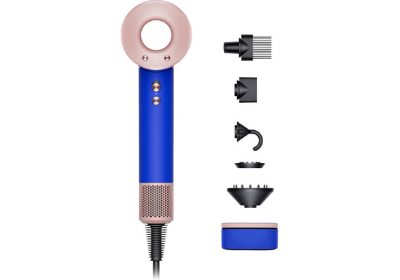 Фен Dyson Supersonic HD07 (Blue/Blush), Комплектация: С кейсом, Цвет: Blue/Blush