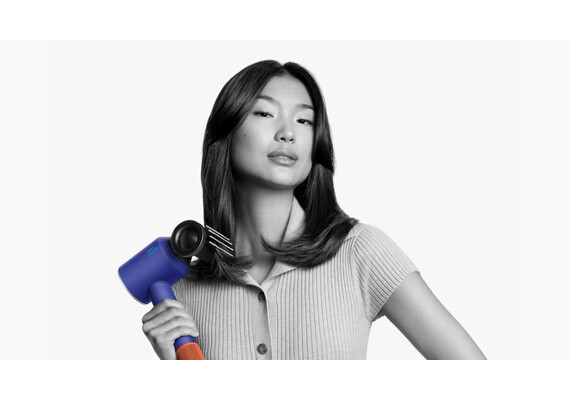 Фен Dyson Supersonic Nural HD16 Straight+Wavy (Vinca blue/Topaz), Комплектация: С кейсом, Диффузор: Есть , Вариант комплекта: Straight+Wavy, Цвет: Vinca Blue/Topaz, Тип вилки: AU, изображение 7