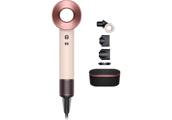 Фен Dyson Supersonic HD15 (Ceramic Pink/Rose Gold), Комплектация: С кейсом, Цвет: Ceramic Pink/Rose Gold