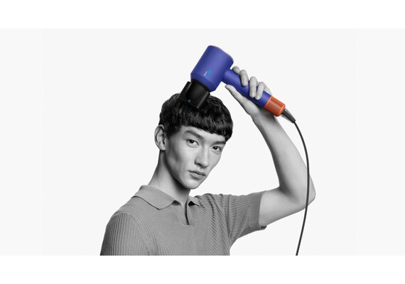 Фен Dyson Supersonic Nural HD16 Straight+Wavy (Vinca blue/Topaz), Комплектация: С кейсом, Диффузор: Есть , Вариант комплекта: Straight+Wavy, Цвет: Vinca Blue/Topaz, Тип вилки: AU, изображение 6