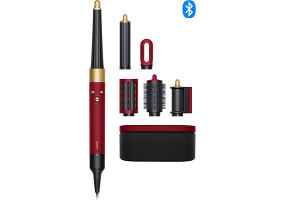 Стайлер Dyson Airwrap i.d. HS08 Straight+Wavy (Red Velvet/Gold), Вариант комплекта: Straight+Wavy, Цвет: Red Velvet/Gold, Тип вилки: AU