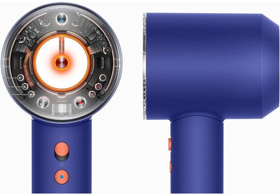 Фен Dyson Supersonic Nural HD16 Straight+Wavy (Vinca blue/Topaz), Комплектация: С кейсом, Диффузор: Есть , Вариант комплекта: Straight+Wavy, Цвет: Vinca Blue/Topaz, Тип вилки: AU, изображение 2
