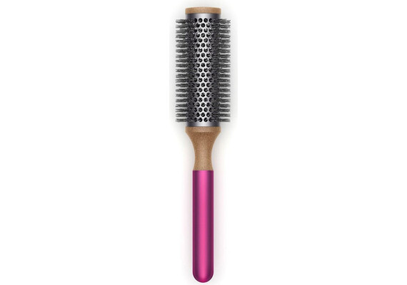 Цилиндрическая расческа-брашинг Dyson, диаметром 35 мм (Fuchsia/Iron), Цвет: Fuchsia/Iron