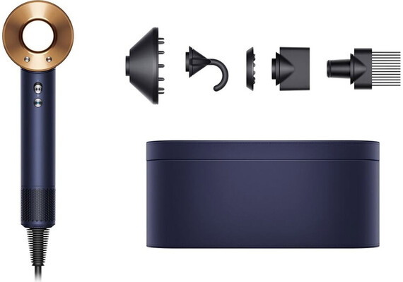 Фен Dyson Supersonic HD07 (Prussian Blue/Rich Copper), Комплектация: С кейсом, Цвет: Prussian Blue/Rich Copper, изображение 2