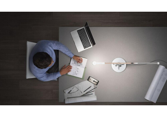 Настольная лампа Dyson Lightcycle (White/Silver), Цвет: White/Silver, изображение 3