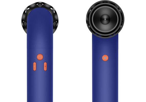 Фен Dyson Supersonic R HD18 Professional, Curly+Coily (Vinca blue/Topaz), Комплектация: Без кейса, Тип волос: Для кудрявых и тугих завитков (Curly+Coily), Цвет: Vinca Blue/Topaz, изображение 2