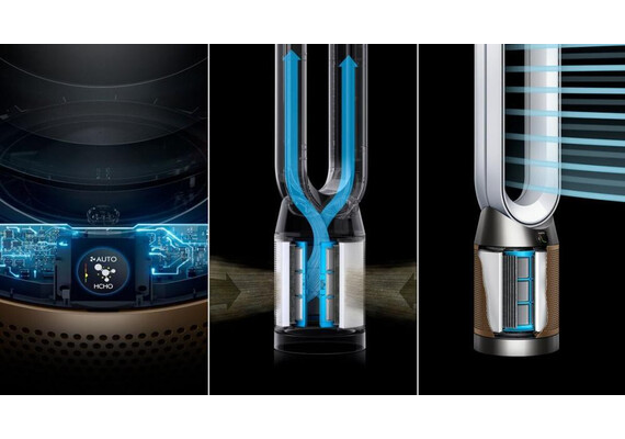 Очиститель воздуха Dyson Purifier Cool PC2 De-NOx TP12 (White/Gold), Цвет: White/Gold, изображение 7