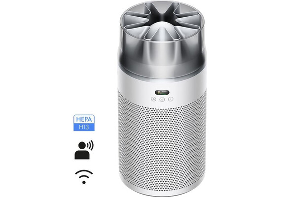 Компактный очиститель Dyson HushJet™ HJ10 (White/Silver), Цвет: White/Silver