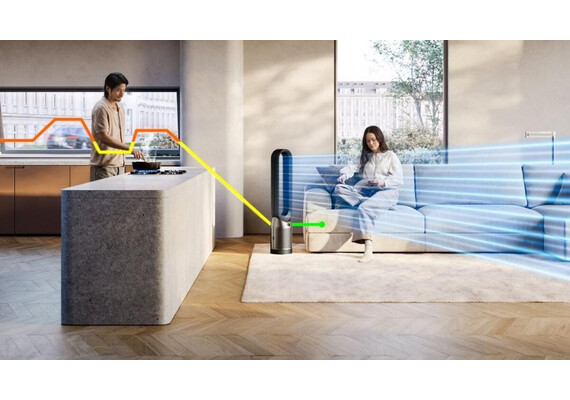 Очиститель воздуха Dyson Purifier Cool PC1 TP11 (Black/Nickel), Цвет: Black/Nickel, изображение 3