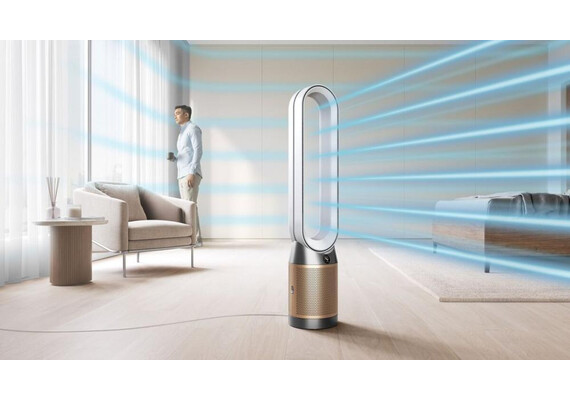 Очиститель воздуха Dyson Purifier Cool PC2 De-NOx TP12 (White/Gold), Цвет: White/Gold, изображение 4