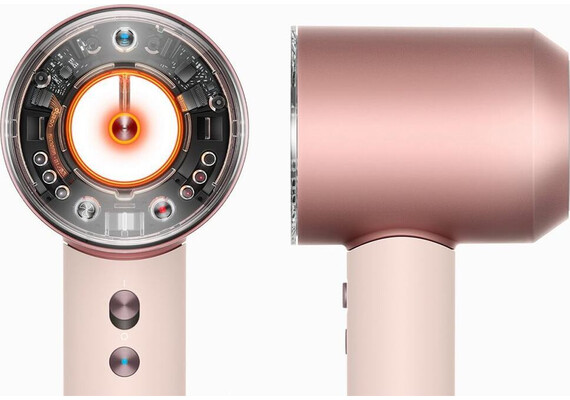Фен Dyson Supersonic Nural HD16 Curly+Coily (Ceramic Pink/Rose Gold), Комплектация: Без кейса, Диффузор: Есть , Вариант комплекта: Curly+Coily, Цвет: Ceramic Pink/Rose Gold, Тип вилки: EU, изображение 3