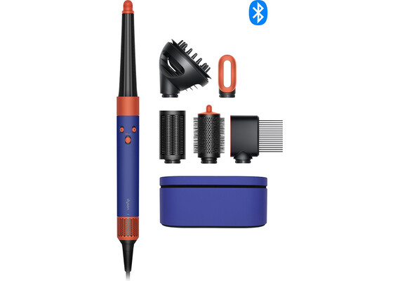 Стайлер Dyson Airwrap i.d. HS08 Curly+Coily (Vinca Blue/Topaz), Вариант комплекта: Curly+Coily, Цвет: Vinca Blue/Topaz, Тип вилки: EU