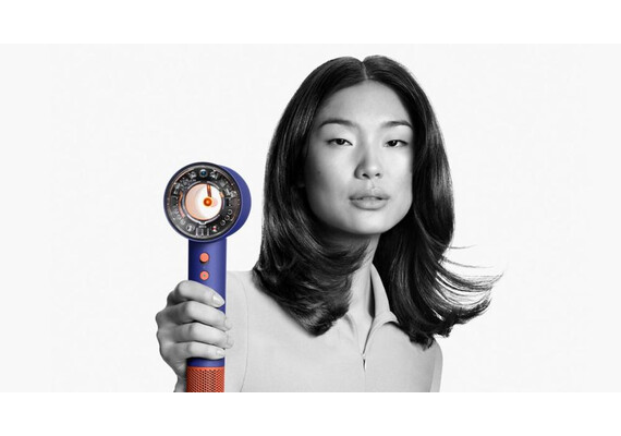 Фен Dyson Supersonic Nural HD16 Straight+Wavy (Vinca Blue/Topaz), Комплектация: Без кейса, Диффузор: Есть , Вариант комплекта: Straight+Wavy, Цвет: Vinca Blue/Topaz, Тип вилки: AU, изображение 3