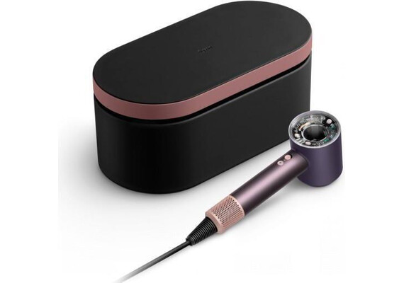 Фен Dyson Supersonic Nural HD16 Curly+Coily (Jasper plum), Комплектация: С кейсом, Диффузор: Есть , Вариант комплекта: Curly+Coily, Цвет: Jasper plum, Тип вилки: EU, изображение 3