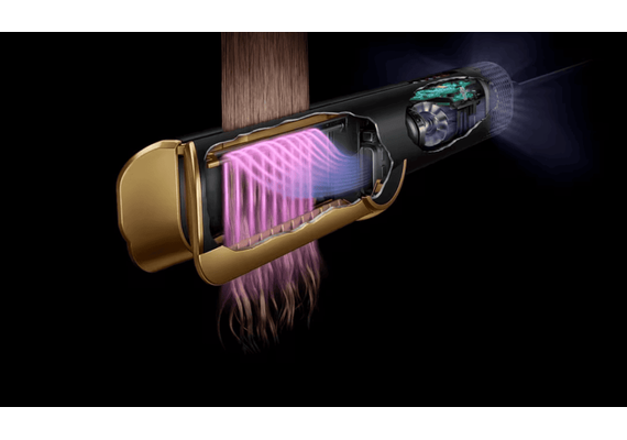 Выпрямитель Dyson Airstrait HT01 (Onyx/Gold), Комплектация: Без кейса, Цвет: Onyx/Gold, Тип вилки: EU, изображение 2