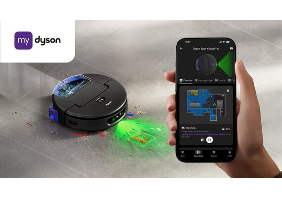 Робот-пылесос Dyson Spot+Scrub™ Ai, изображение 9