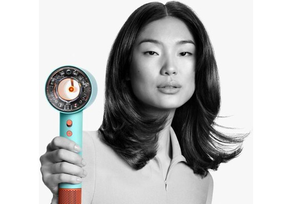 Фен Dyson Supersonic Nural HD16 Curly+Coily (Ceramic patina/Topaz), Комплектация: Без кейса, Диффузор: Есть , Вариант комплекта: Curly+Coily, Цвет: Ceramic Patina/Topaz, Тип вилки: EU, изображение 4
