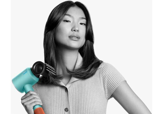 Фен Dyson Supersonic Nural HD16 Curly+Coily (Ceramic patina/Topaz), Комплектация: Без кейса, Диффузор: Есть , Вариант комплекта: Curly+Coily, Цвет: Ceramic Patina/Topaz, Тип вилки: EU, изображение 7