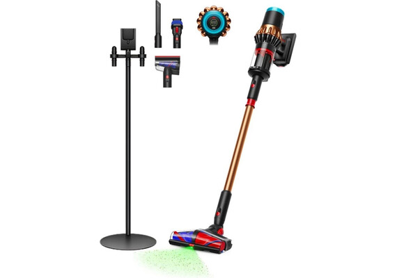 Dyson V16 Piston Animal (4 насадки+ многофункциональная зарядная подставка), Выбрать комплектацию: С 4 насадками + Многофункциональная зарядная подставка, Цвет: Black/Copper, Тип вилки: AU