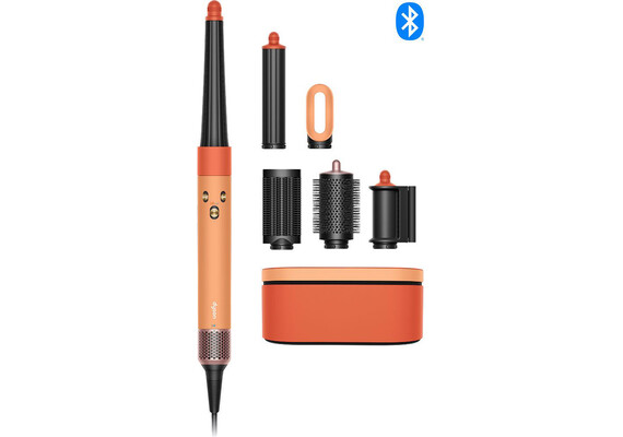 Стайлер Dyson Airwrap i.d. HS08 Straight+Wavy (Ceramic apricot/Topaz), Вариант комплекта: Straight+Wavy, Цвет: Ceramic apricot/Topaz, Тип вилки: AU