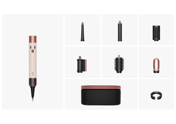 Стайлер Dyson Airwrap i.d. HS08 Straight+Wavy (Ceramic Pink/Rose Gold), Вариант комплекта: Straight+Wavy, Цвет: Ceramic Pink/Rose Gold, Тип вилки: AU, изображение 2