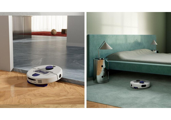 Робот-пылесос Dyson R2 Nurovi™ Wash+Dry (Light grey/Vinca blue), изображение 8