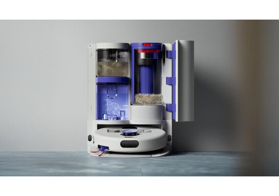 Робот-пылесос Dyson R2 Nurovi™ Wash+Dry (Light grey/Vinca blue), изображение 9