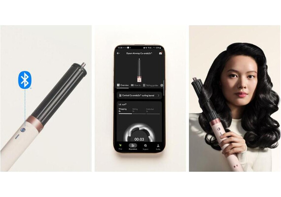 Стайлер Dyson Airwrap Co-anda2x™ - Straight+Wavy (Ceramic Pink/Roze Gold), Цвет: Керамический розовый/Розовое золото, изображение 8