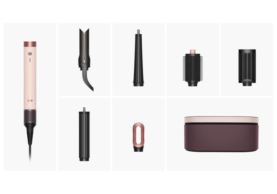 Стайлер Dyson Airwrap Co-anda2x™ - Straight+Wavy (Ceramic Pink/Roze Gold), Цвет: Керамический розовый/Розовое золото, изображение 4